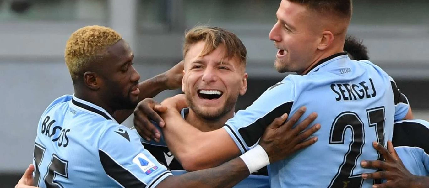 Serie A: «Πεντάστερη» Λάτσιο με τον Τ. Ιμόμπιλε να ισοφαρίζει ρεκόρ 61 ετών